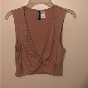 V neck crop top
